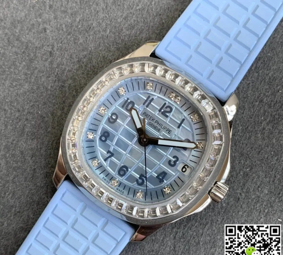 Patek Philippe Aquanaut 5072G-001 PPF Factory 1:1 Best Edition Replica Watch Blue Dial