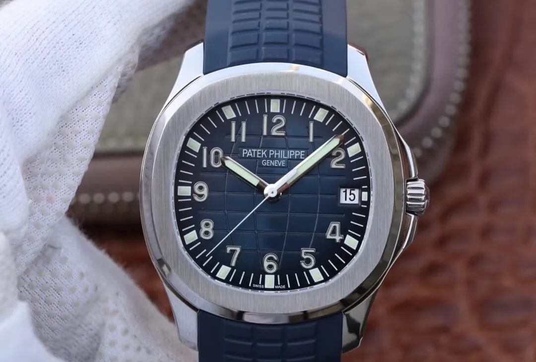 Patek Philippe Aquanaut 5168G-001 ZF Factory 1:1 Best Edition Replica Watch Blue Strap