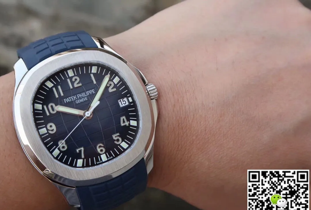 Patek Philippe Aquanaut 5168G-001 ZF Factory 1:1 Best Edition Replica Watch Blue Strap