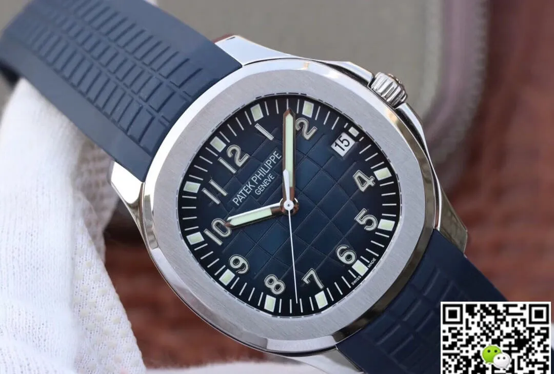 Patek Philippe Aquanaut 5168G-001 ZF Factory 1:1 Best Edition Replica Watch Blue Strap