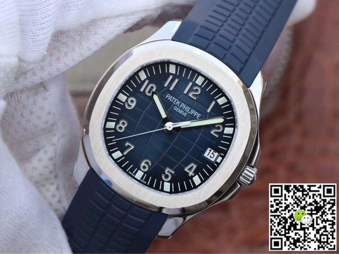 Patek Philippe Aquanaut 5168G-001 ZF Factory 1:1 Best Edition Replica Watch Blue Strap