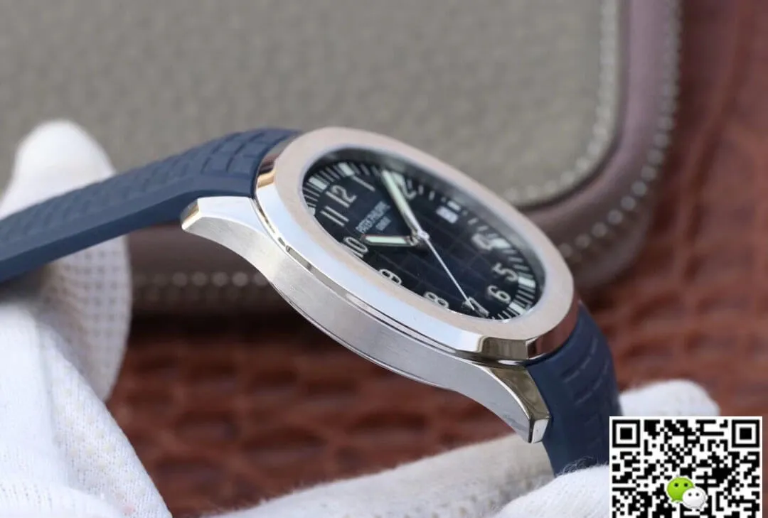 Patek Philippe Aquanaut 5168G-001 ZF Factory 1:1 Best Edition Replica Watch Blue Strap