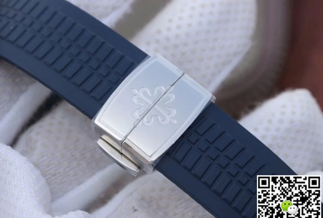 Patek Philippe Aquanaut 5168G-001 ZF Factory 1:1 Best Edition Replica Watch Blue Strap