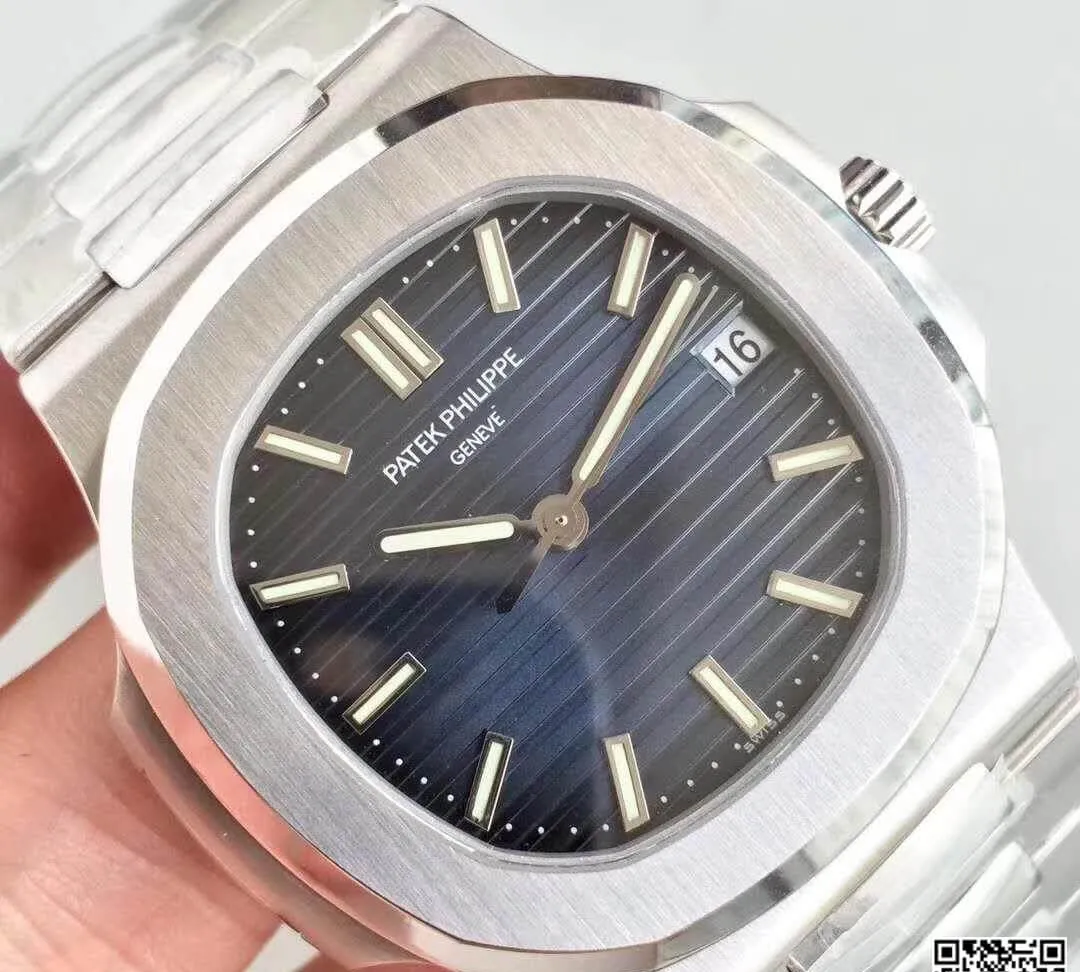 Patek Philippe Nautilus 5711 1A-010 PF Factory 1:1 Best Edition Swiss ETA324 Black Dial