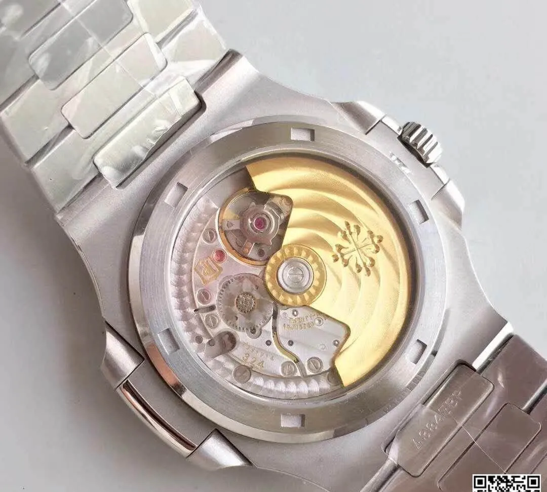 Patek Philippe Nautilus 5711 1A-010 PF Factory 1:1 Best Edition Swiss ETA324 Black Dial