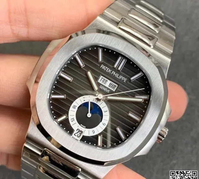 Patek Philippe Nautilus 5726 1A-001 GR Factory 1:1 Best Edition Replica Watch Grey Dial