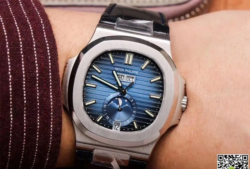 Patek Philippe Nautilus 5726 1A-014 PF Factory 1:1 Best Edition Replica Watch Blue Dial