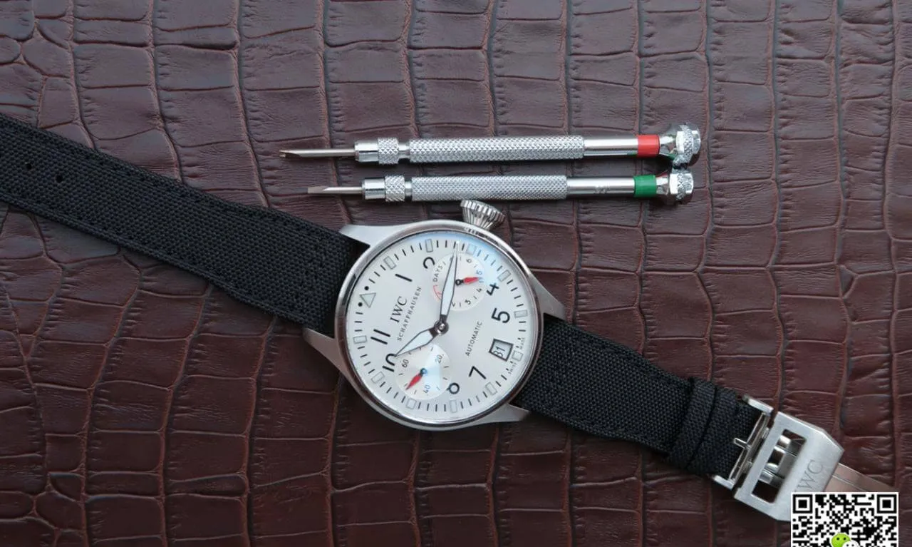 IWC Pilot 3777 Limited Edition ZF Factory 1:1 Best Edition Replica Watch Black Strap