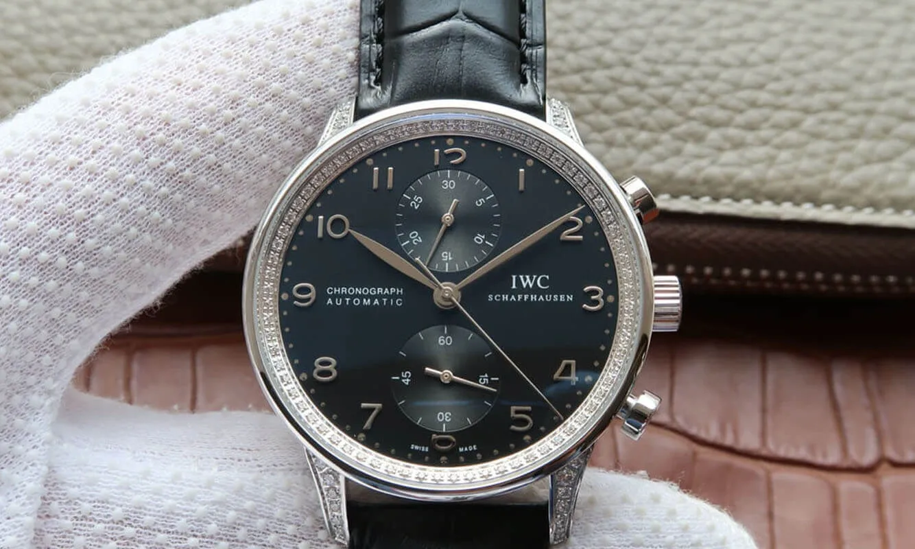 IWC Portugieser IW371440 ZF Factory 1:1 Best Edition Replica Watch Diamond-Set Bezel