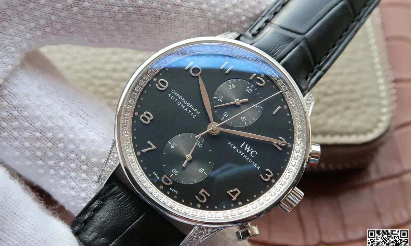 IWC Portugieser IW371440 ZF Factory 1:1 Best Edition Replica Watch Diamond-Set Bezel