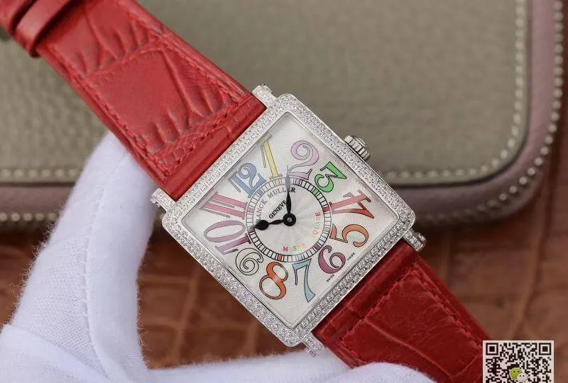 Franck Muller Master Square Ladies 6002 M QZ R GF Factory 1:1 Best Edition Replica Watch Swiss Replica Watch in White Dial