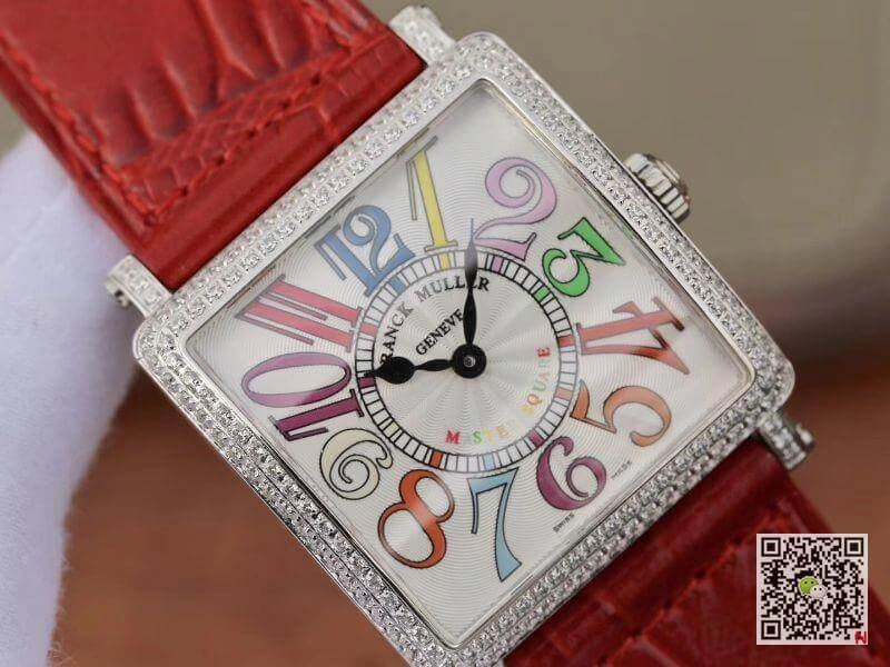 Franck Muller Master Square Ladies 6002 M QZ R GF Factory 1:1 Best Edition Replica Watch Swiss Replica Watch in White Dial