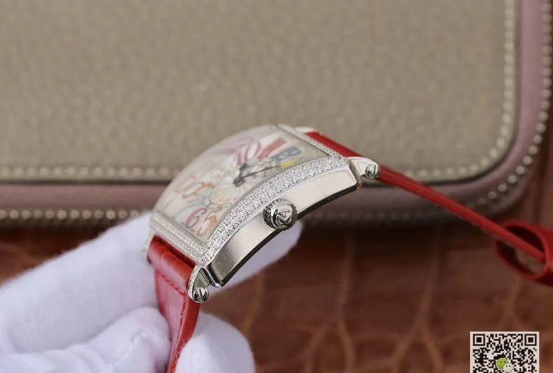 Franck Muller Master Square Ladies 6002 M QZ R GF Factory 1:1 Best Edition Replica Watch Swiss Replica Watch in White Dial