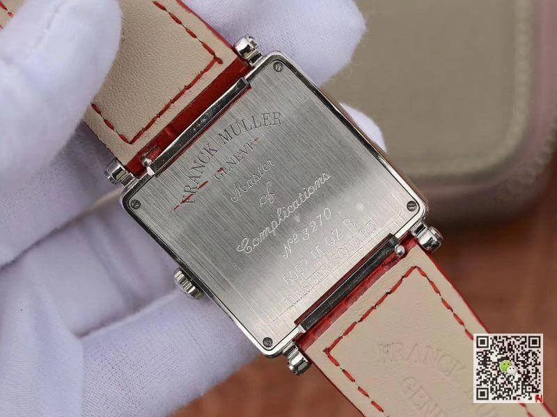 Franck Muller Master Square Ladies 6002 M QZ R GF Factory 1:1 Best Edition Replica Watch Swiss Replica Watch in White Dial
