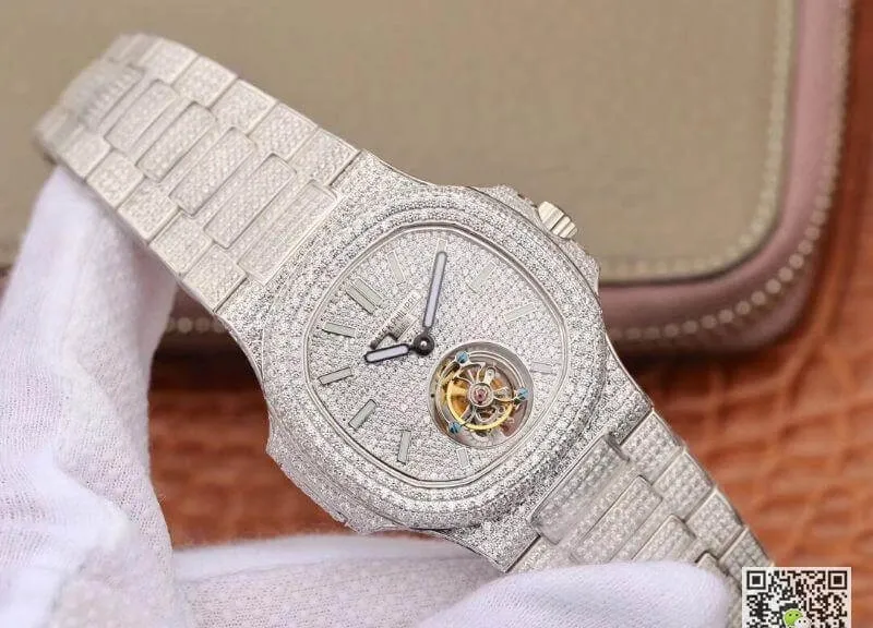 Patek Philippe Nautilus Tourbillon R8 Factory 1:1 Best Edition Replica Watch Swiss Hand-Winding Tourbillon Movement