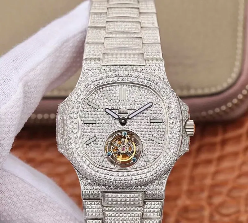 Patek Philippe Nautilus Tourbillon R8 Factory 1:1 Best Edition Replica Watch Swiss Hand-Winding Tourbillon Movement