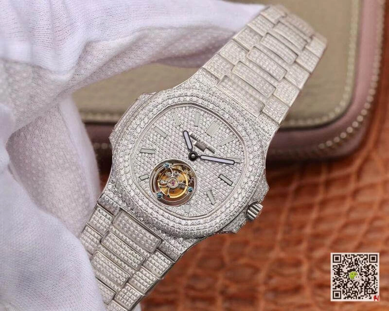 Patek Philippe Nautilus Tourbillon R8 Factory 1:1 Best Edition Replica Watch Swiss Hand-Winding Tourbillon Movement