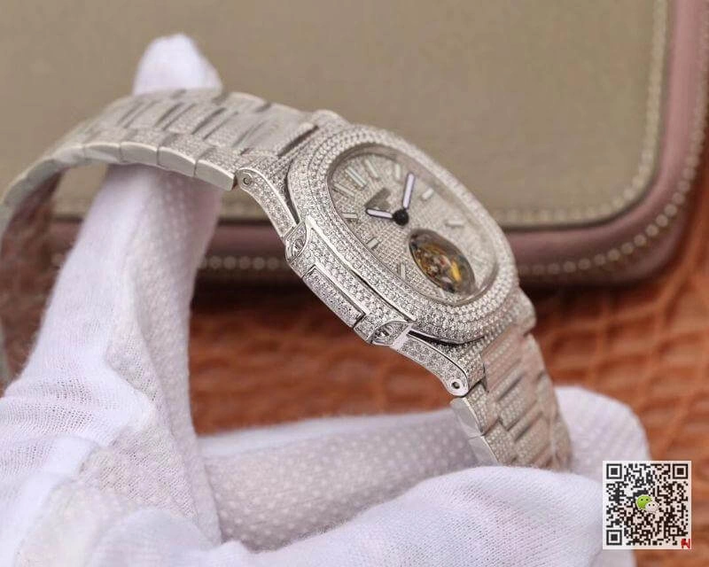 Patek Philippe Nautilus Tourbillon R8 Factory 1:1 Best Edition Replica Watch Swiss Hand-Winding Tourbillon Movement