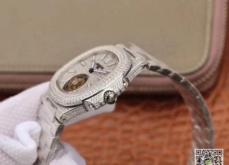 Patek Philippe Nautilus Tourbillon R8 Factory 1:1 Best Edition Replica Watch Swiss Hand-Winding Tourbillon Movement