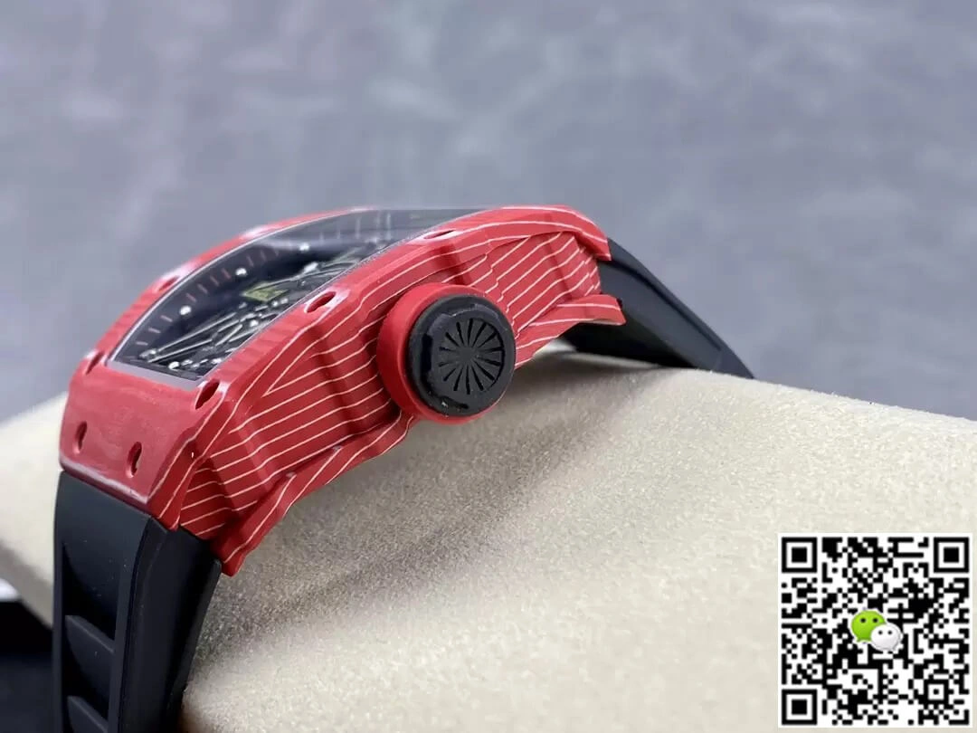 Richard Mille RM35-02 T+ Factory 1:1 Best Edition Replica Watch Carbon Fiber Case Skeleton Dial