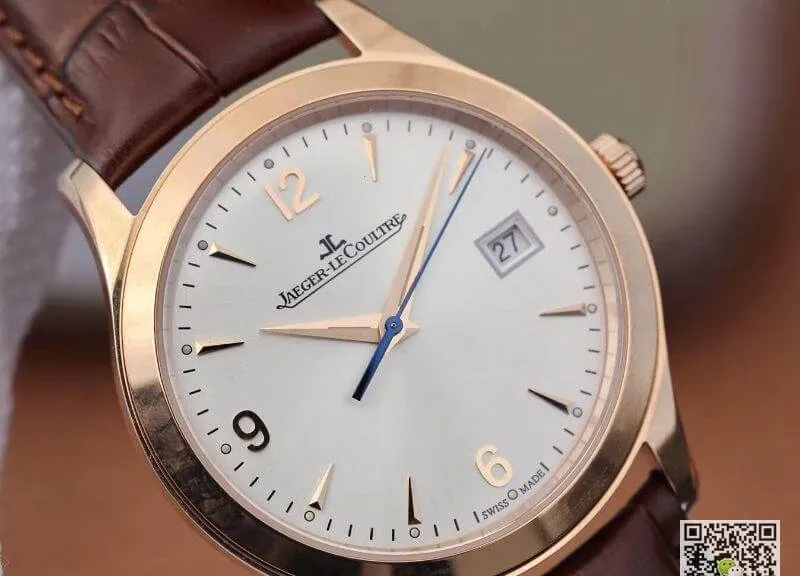 Jaeger LeCoultre Master Control Date Q1542520 18K Rosegold Case ZF Factory 1:1 Best Edition Replica Watch Swiss ETA9015 White Dial