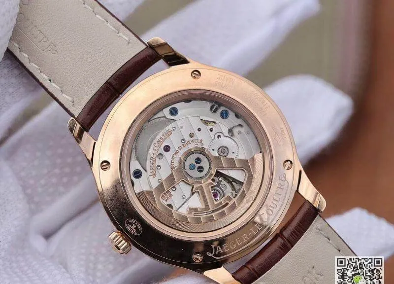 Jaeger LeCoultre Master Control Date Q1542520 18K Rosegold Case ZF Factory 1:1 Best Edition Replica Watch Swiss ETA9015 White Dial
