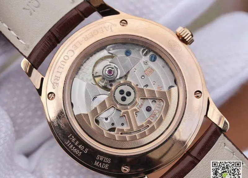 Jaeger LeCoultre Master Control Date Q1542520 18K Rosegold Case ZF Factory 1:1 Best Edition Replica Watch Swiss ETA9015 White Dial