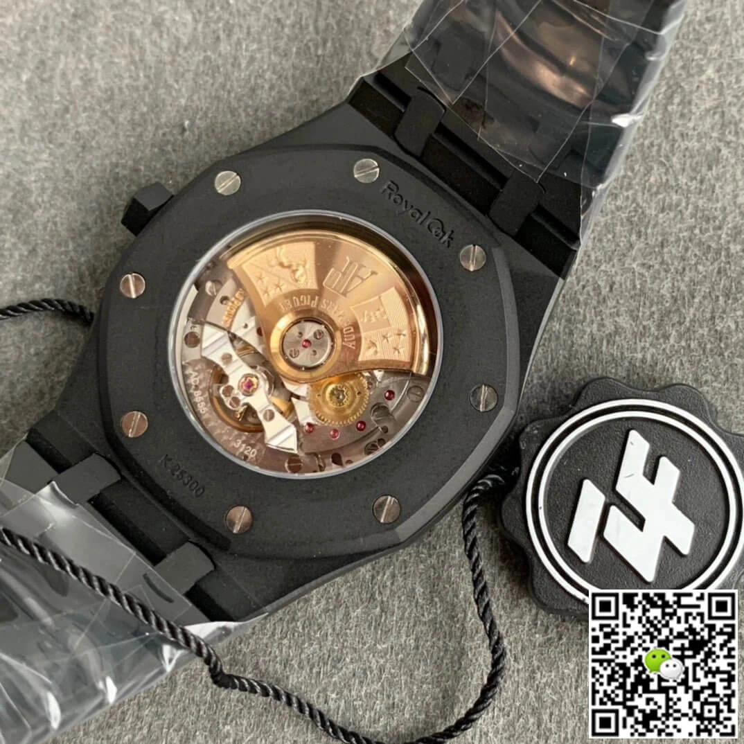 Audemars Piguet Royal Oak 15400 DLC Version ZF Factory 1:1 Best Edition Replica Watch Black Case