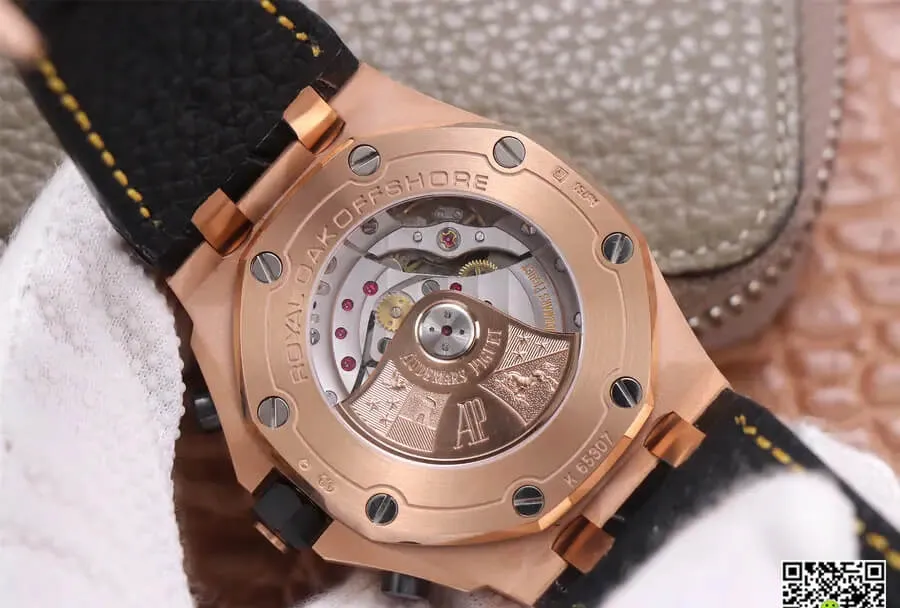 Audemars Piguet Royal Oak Offshore 26470OR JF Factory 1:1 Best Edition Replica Watch Black Strap