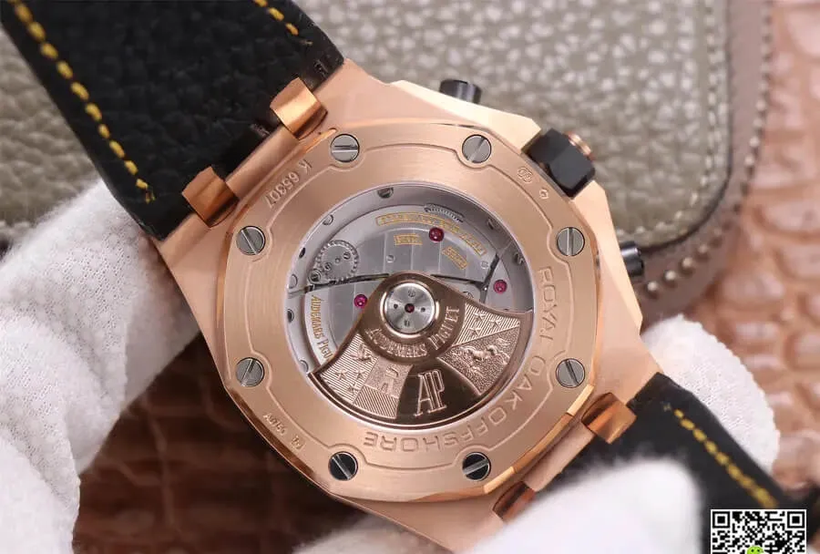 Audemars Piguet Royal Oak Offshore 26470OR JF Factory 1:1 Best Edition Replica Watch Black Strap