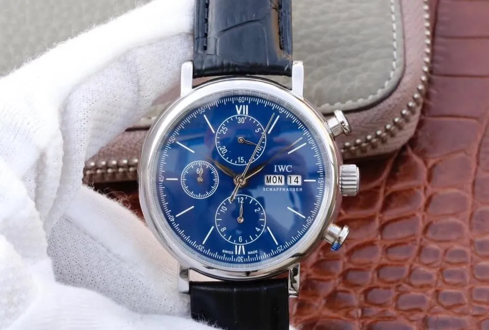 IWC Portofino 150th Anniversary Special Edition IW391023 ZF Factory 1:1 Best Edition Replica Watch Leather Strap