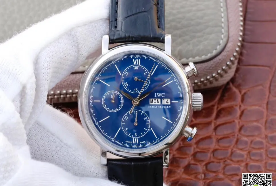 IWC Portofino 150th Anniversary Special Edition IW391023 ZF Factory 1:1 Best Edition Replica Watch Leather Strap