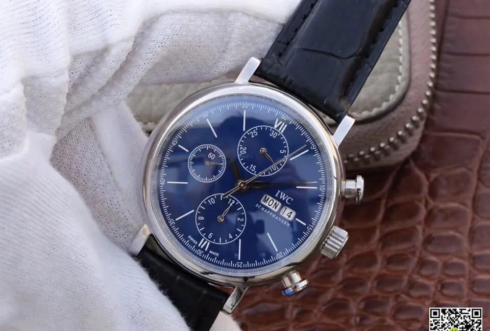 IWC Portofino 150th Anniversary Special Edition IW391023 ZF Factory 1:1 Best Edition Replica Watch Leather Strap