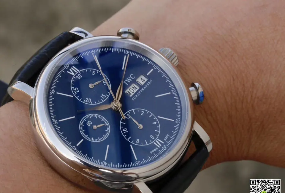 IWC Portofino 150th Anniversary Special Edition IW391023 ZF Factory 1:1 Best Edition Replica Watch Leather Strap