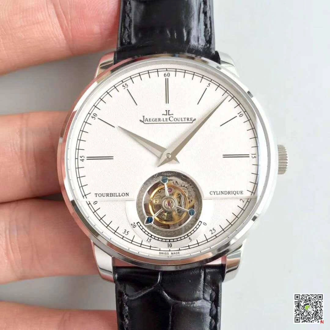 Jaeger-LeCoultre Master Grande Tradition Tourbillon R8 Factory 1:1 Best Edition Replica Watch Swiss Tourbillon White Dial