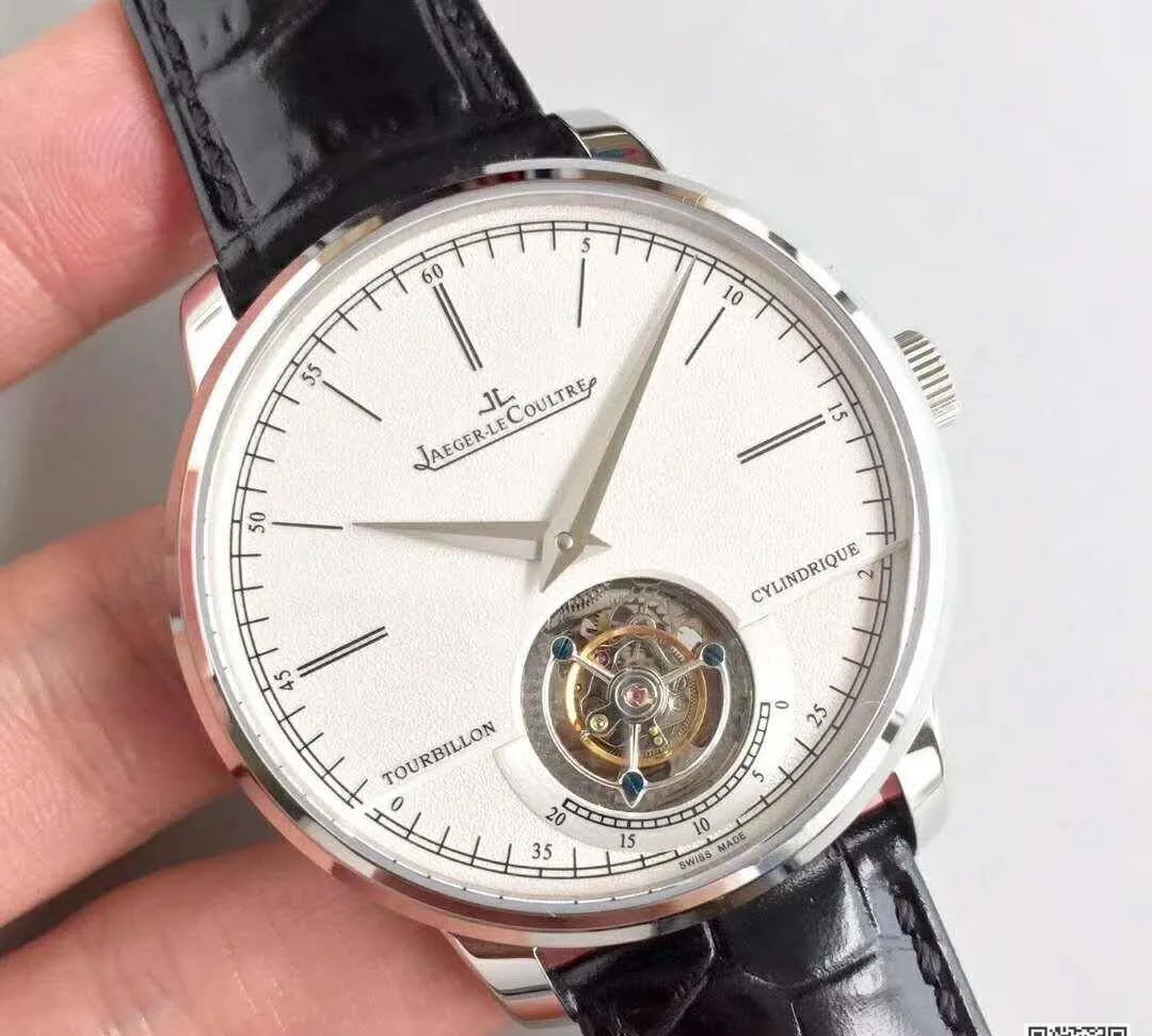 Jaeger-LeCoultre Master Grande Tradition Tourbillon R8 Factory 1:1 Best Edition Replica Watch Swiss Tourbillon White Dial