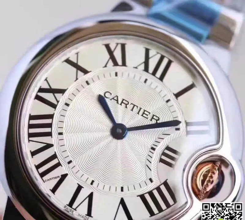 Ballon Bleu De Cartier W6920084 V6 Factory 1:1 Best Edition Replica Watch Swiss Ronda Quartz White Dial
