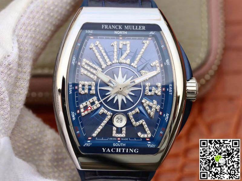 Franck Muller Yachting V 45 CC DT Stainless Steel 1:1 Best Edition Replica Watch Swiss ETA2824