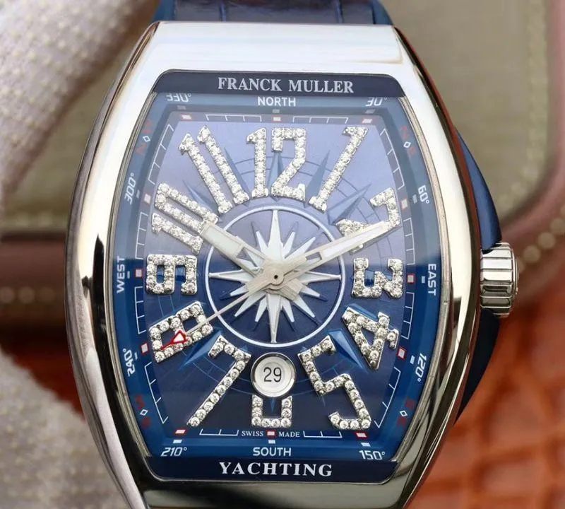 Franck Muller Yachting V 45 CC DT Stainless Steel 1:1 Best Edition Replica Watch Swiss ETA2824