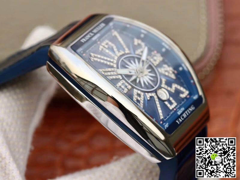 Franck Muller Yachting V 45 CC DT Stainless Steel 1:1 Best Edition Replica Watch Swiss ETA2824