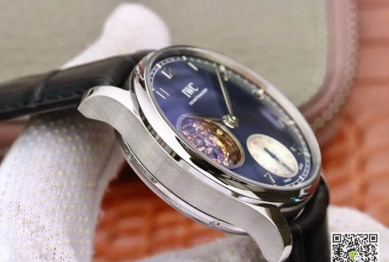 IWC Portuguese Tourbillon IW546302 ZF Factory Men Watches 1:1 Best Edition Replica Watch Swiss Tourbillon Blue Dial