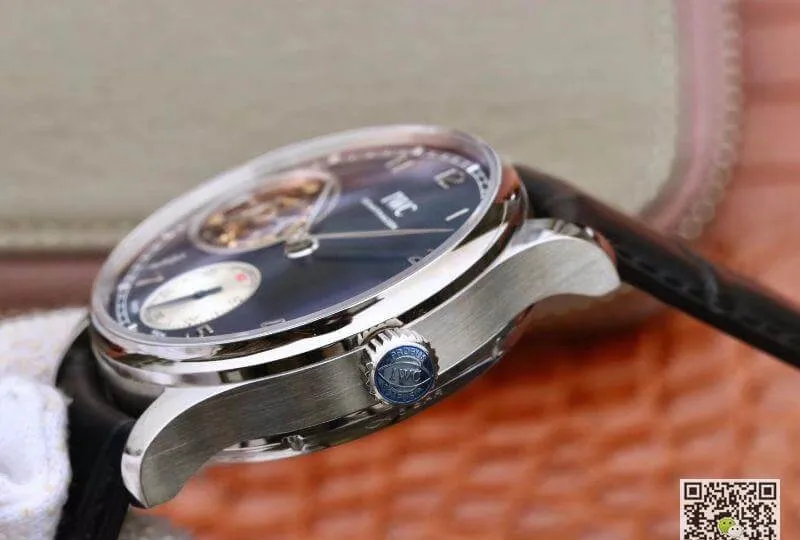 IWC Portuguese Tourbillon IW546302 ZF Factory Men Watches 1:1 Best Edition Replica Watch Swiss Tourbillon Blue Dial
