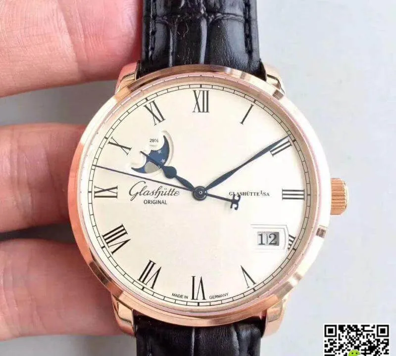 Glashutte Senator 100-04-32-12-04 GF Factory 1:1 Best Edition Replica Watch Swiss ETA100-04 Rose Gold