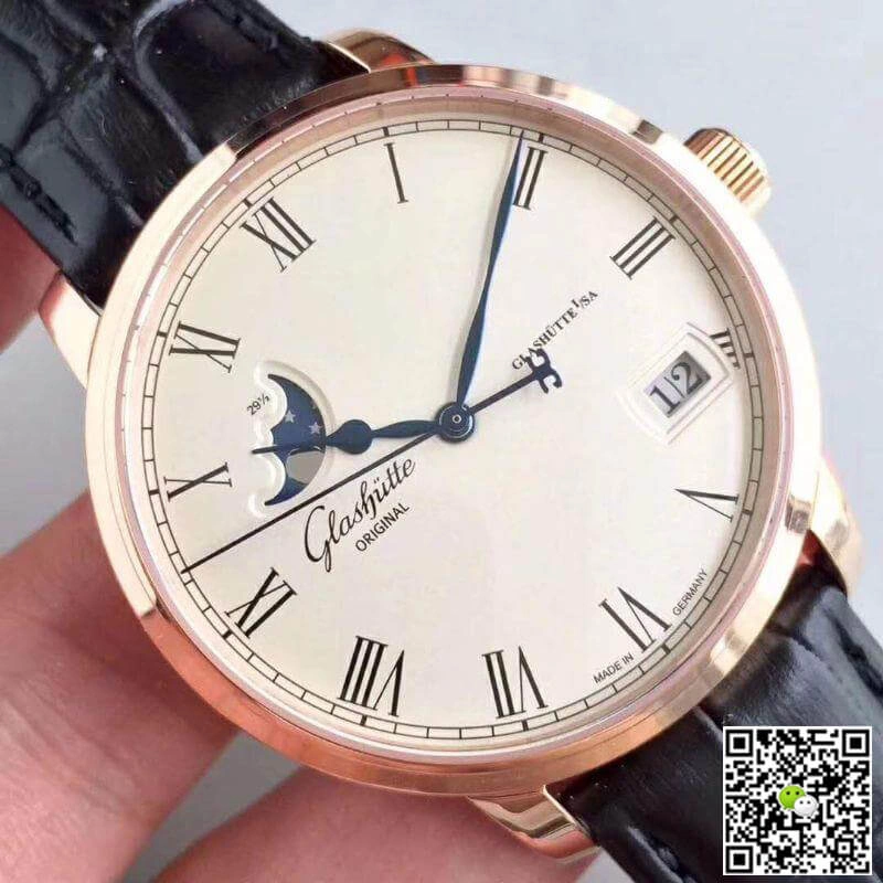 Glashutte Senator 100-04-32-12-04 GF Factory 1:1 Best Edition Replica Watch Swiss ETA100-04 Rose Gold