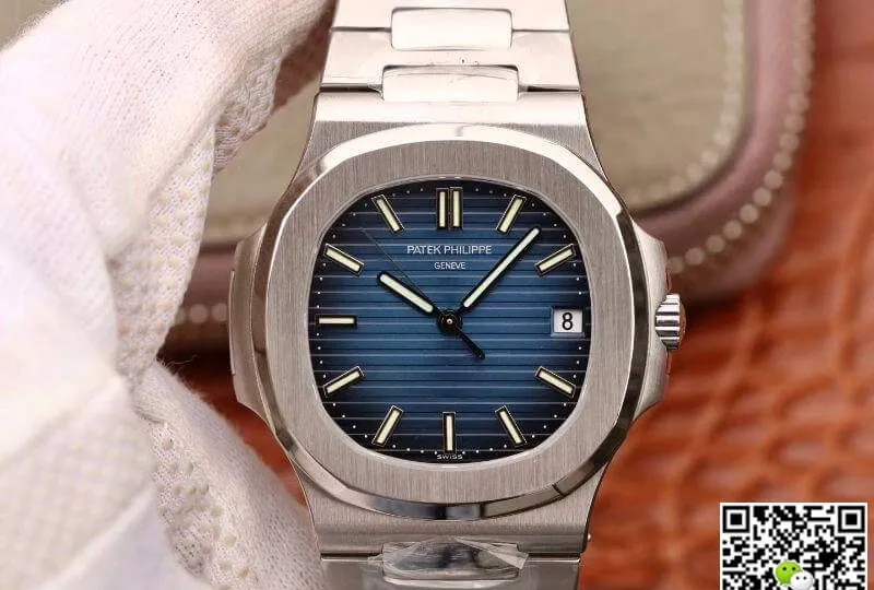 Patek Philippe Nautilus 5711 1A-010 PF Factory 1:1 Best Edition Replica Watch Swiss ETA324 Blue Gradient Black Dial