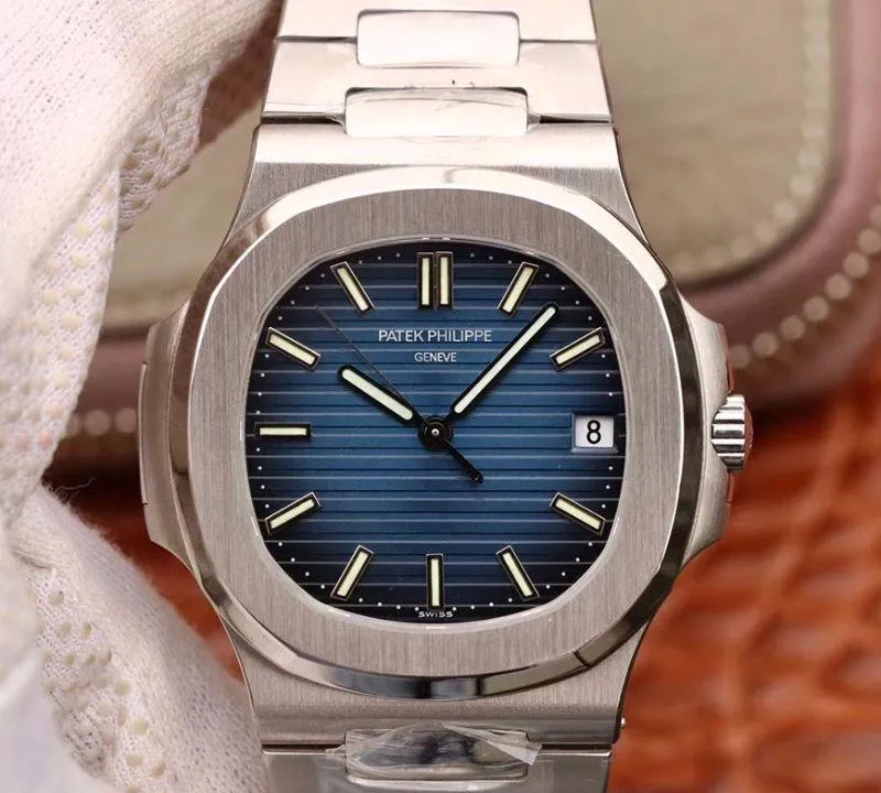Patek Philippe Nautilus 5711 1A-010 PF Factory 1:1 Best Edition Replica Watch Swiss ETA324 Blue Gradient Black Dial