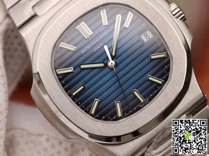 Patek Philippe Nautilus 5711 1A-010 PF Factory 1:1 Best Edition Replica Watch Swiss ETA324 Blue Gradient Black Dial