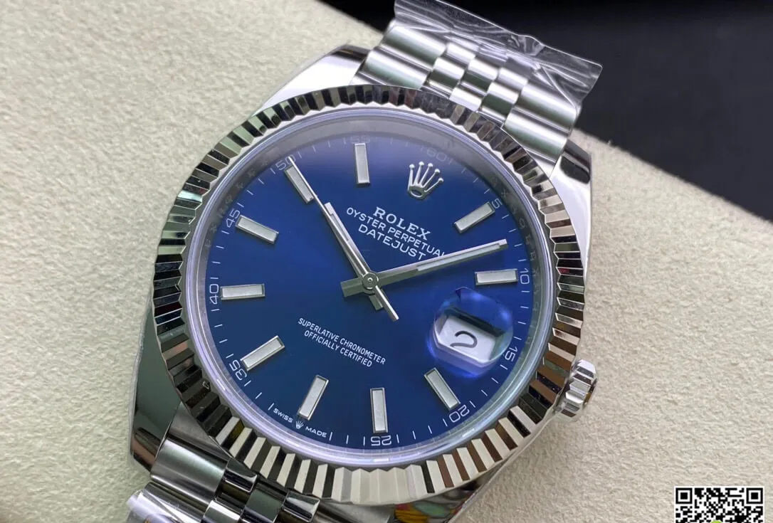 Rolex Datejust M126334-0002 Clean Factory 1:1 Best Edition Replica Watch Blue Dial Stainless Steel Strap