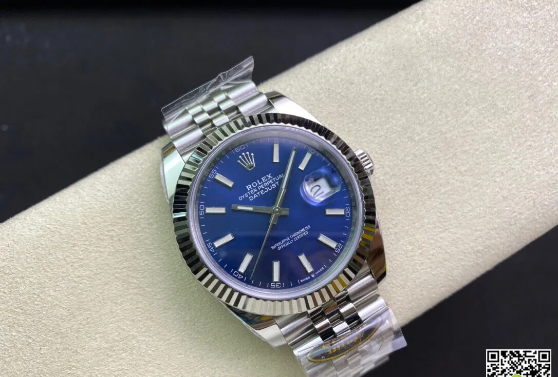 Rolex Datejust M126334-0002 Clean Factory 1:1 Best Edition Replica Watch Blue Dial Stainless Steel Strap