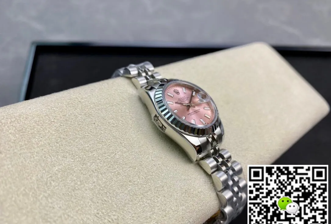 Rolex Datejust M279174-0001 28MM BP Factory 1:1 Best Edition Replica Watch Pink Dial Stainless Steel Strap
